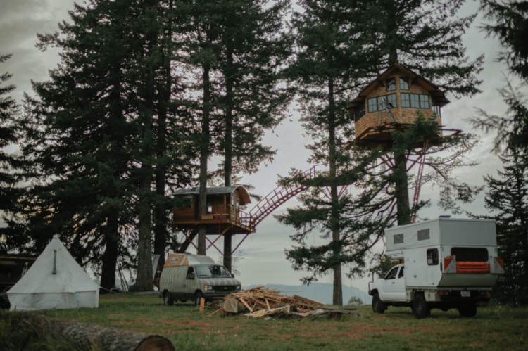 treehouses