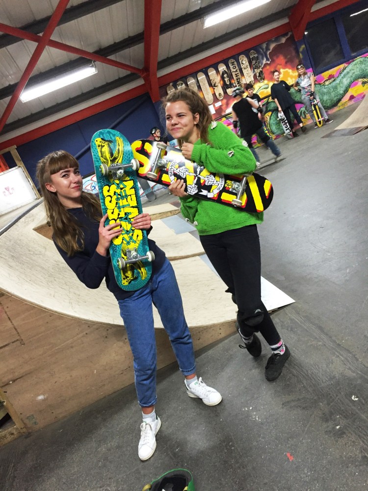 Molly and Roxy came and tested out out new boards donated by Absolute UK!