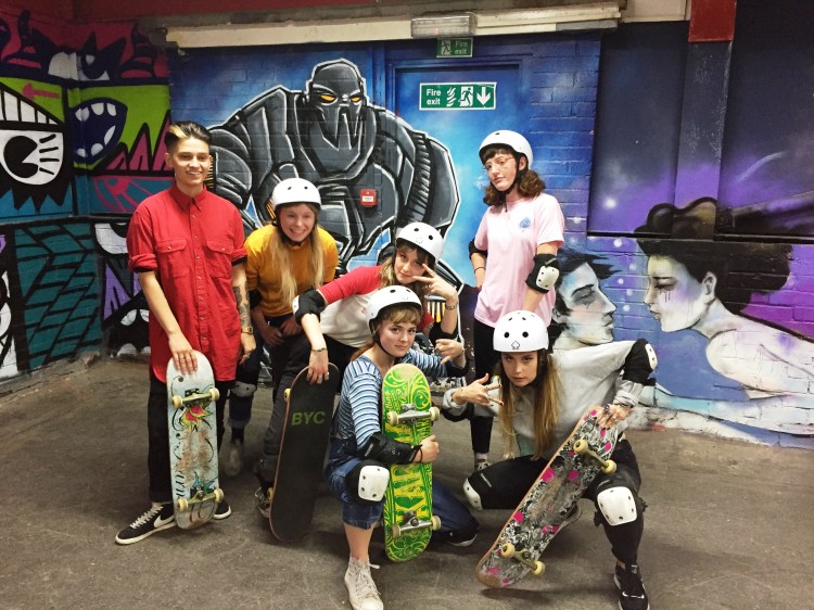 Aileen, Lauren, Laura, Lucy, Sam and Carina showed up and shredded hard